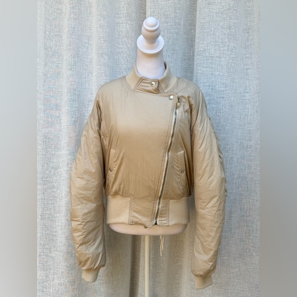 Isabel Marant Jackets & Blazers - Isabel Marant beige bomber warm zipper jacket